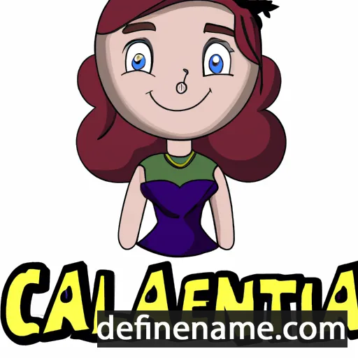 cartoon of the name Catalena