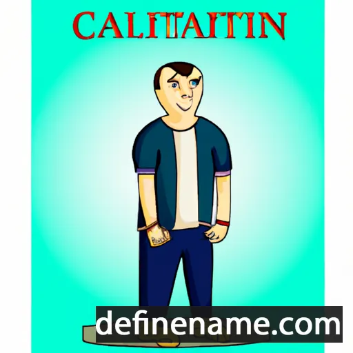 cartoon of the name Catalin