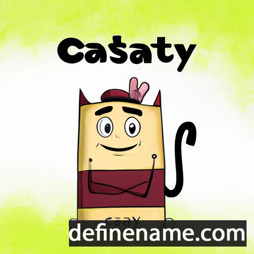 cartoon of the name Catesby