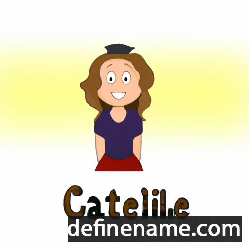 Cathelijne cartoon