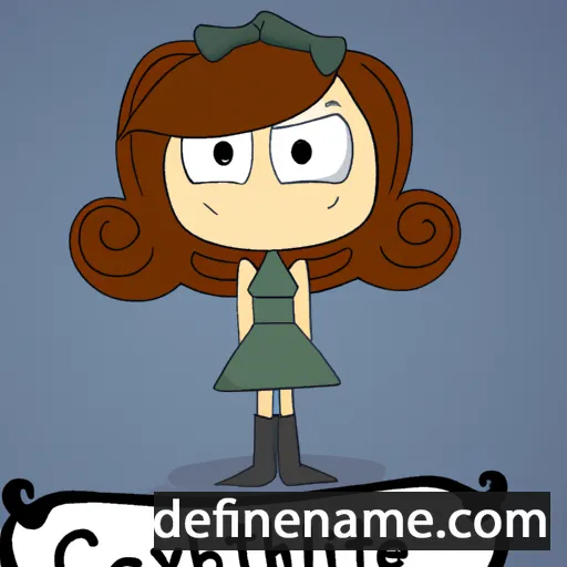 cartoon of the name Cathyryne