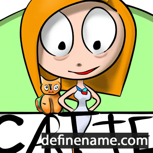 cartoon of the name Catrice