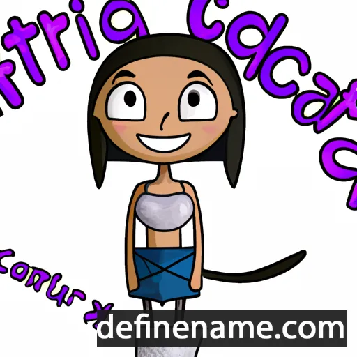 cartoon of the name Catricia