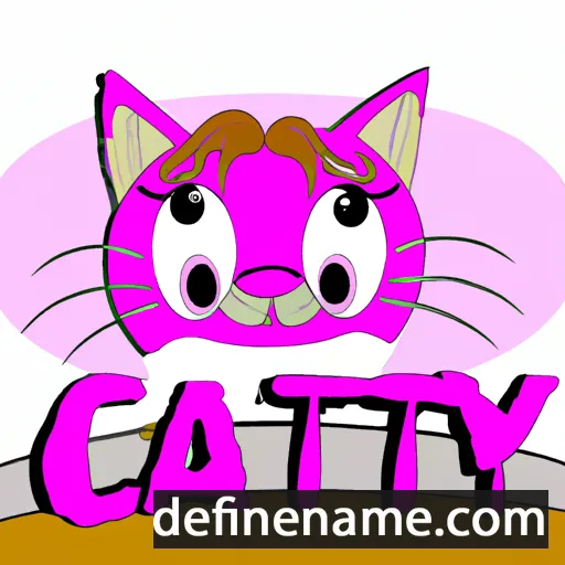 cartoon of the name Caty