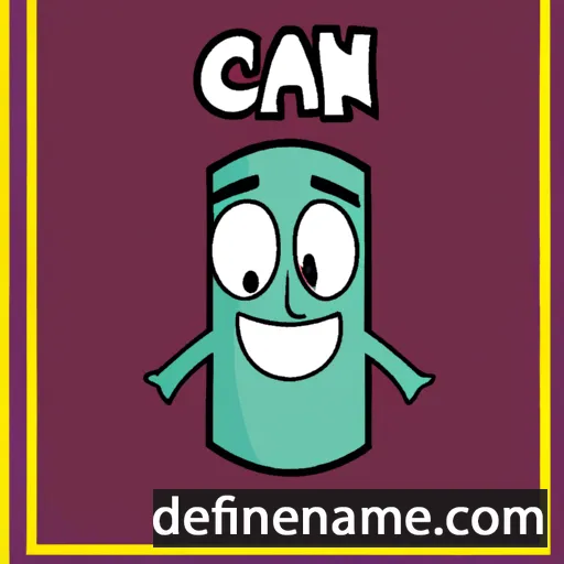 cartoon of the name Caun