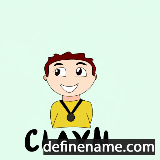 cartoon of the name Caylan