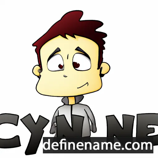 cartoon of the name Cayne