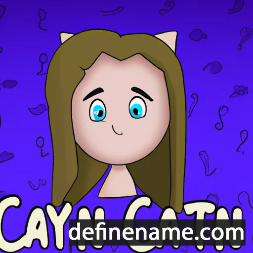 cartoon of the name Caytlyn