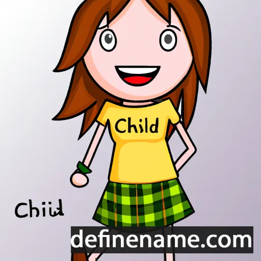 cartoon of the name Cèilidh