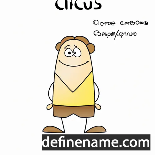 cartoon of the name Cecilijus