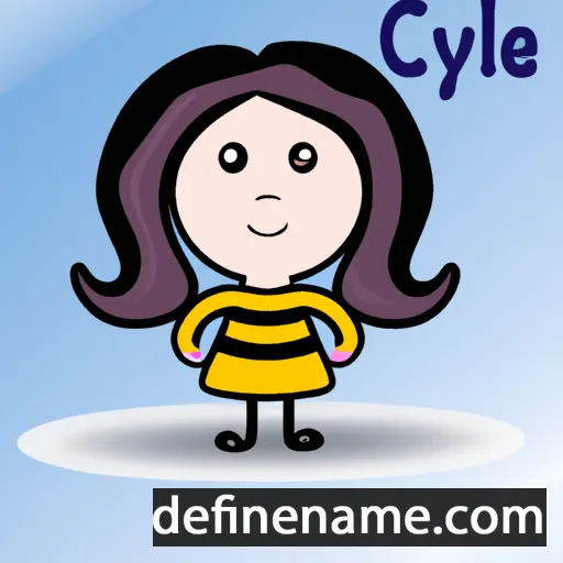 cartoon of the name Cecyl