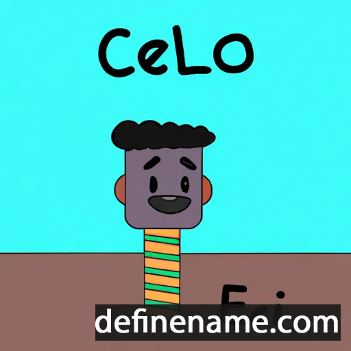 cartoon of the name Cecyliô