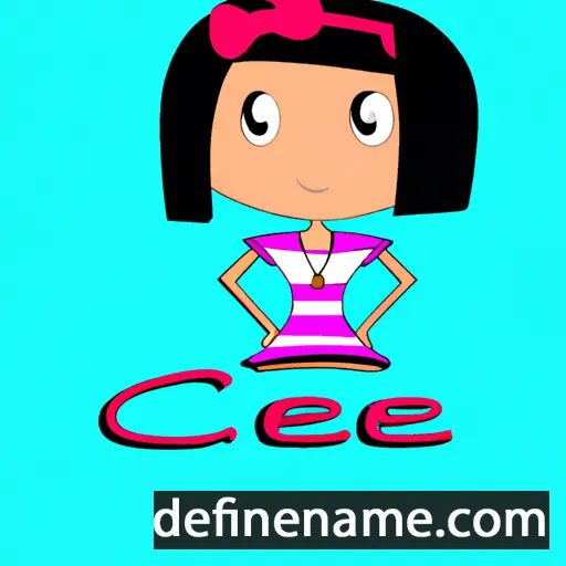 cartoon of the name Ceecee