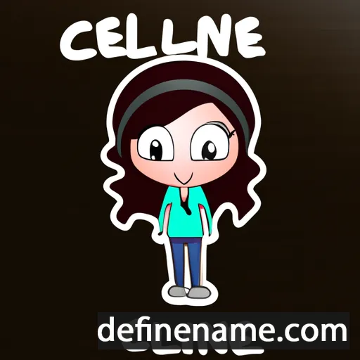 cartoon of the name Célène