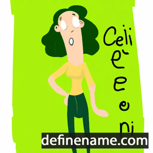 cartoon of the name Célerin