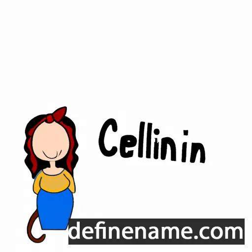 Célina cartoon