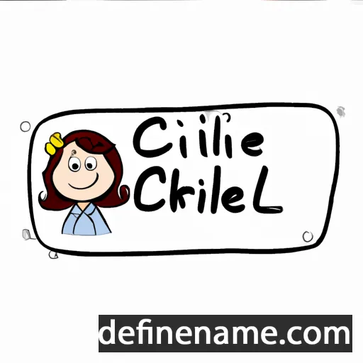 cartoon of the name Cérille