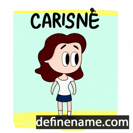 cartoon of the name Césarine