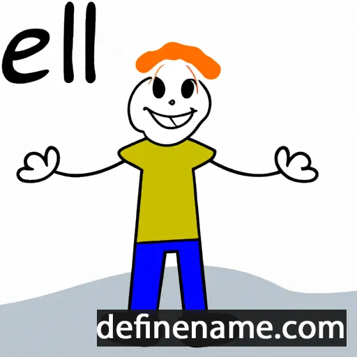 cartoon of the name Cel