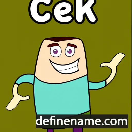 cartoon of the name Celek