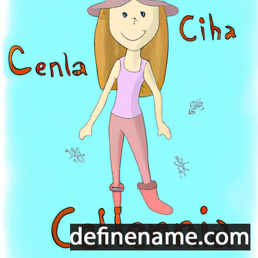 cartoon of the name Celerina