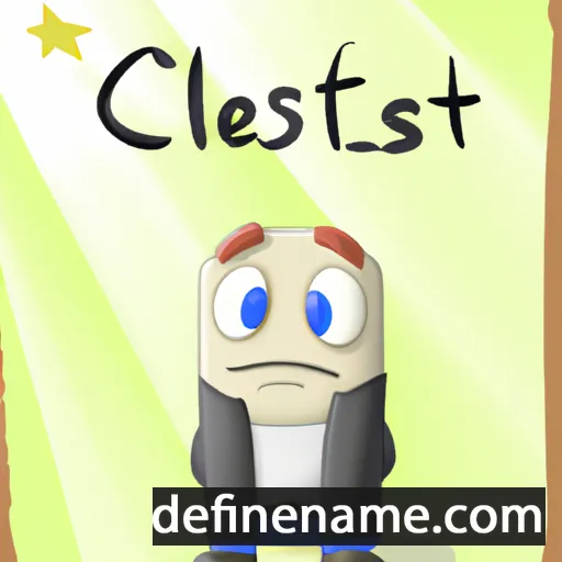 cartoon of the name Celester