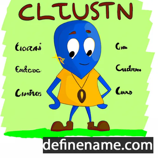 cartoon of the name Celestinu