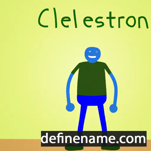 cartoon of the name Celeustanor