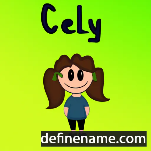 Celey cartoon