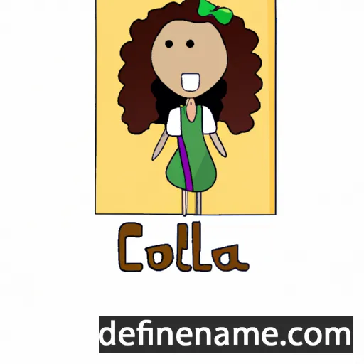 cartoon of the name Ceola