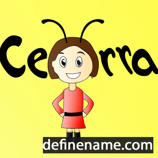 cartoon of the name Cerera