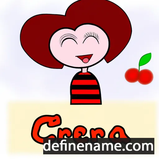 cartoon of the name Cereza