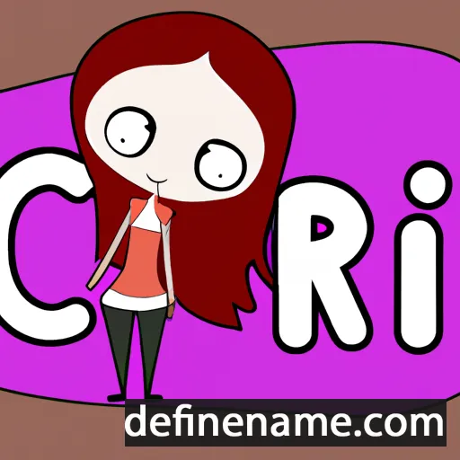 cartoon of the name Cerí