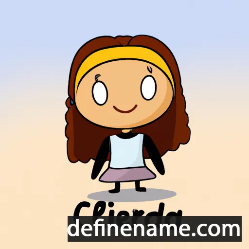 cartoon of the name Cerilda