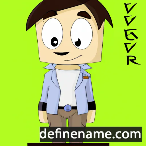 cartoon of the name Cevero