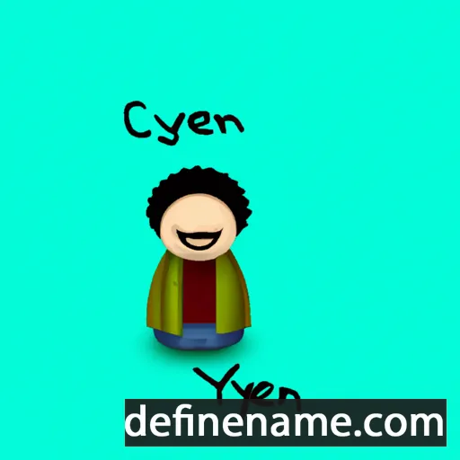 cartoon of the name Ceyran