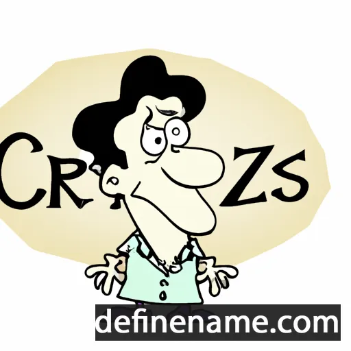 cartoon of the name Cezaris