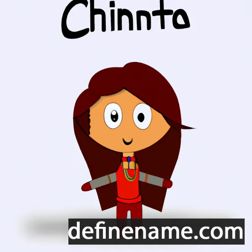 cartoon of the name Chacinta