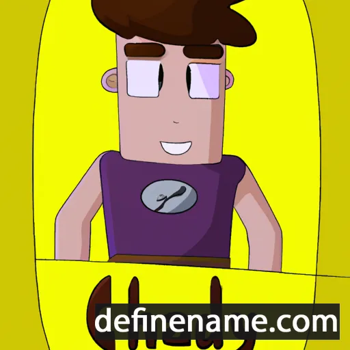 cartoon of the name Chaddy