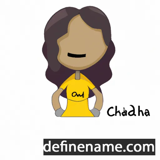 cartoon of the name Chadijah