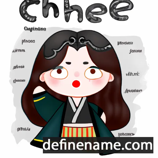 cartoon of the name Chae-hyang