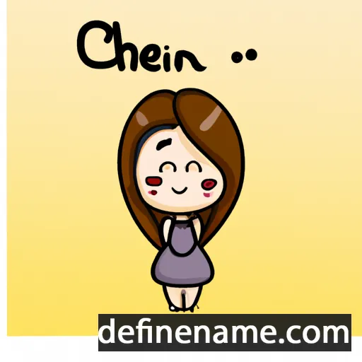 cartoon of the name Chae-rin