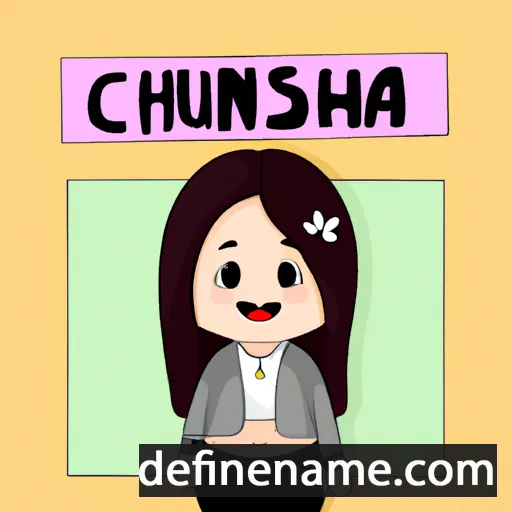 Chaerunnisa cartoon