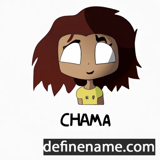 Chaïma cartoon