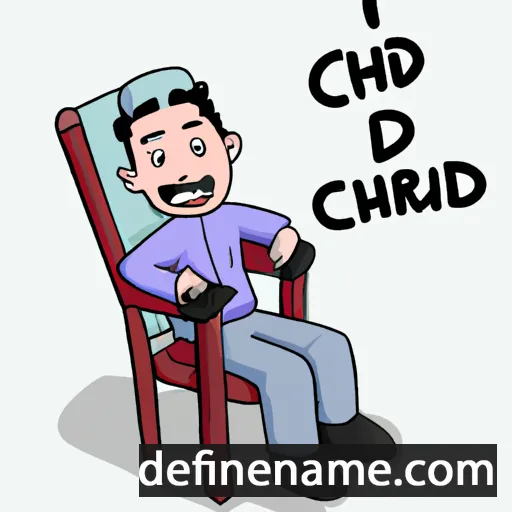 cartoon of the name Chairudin