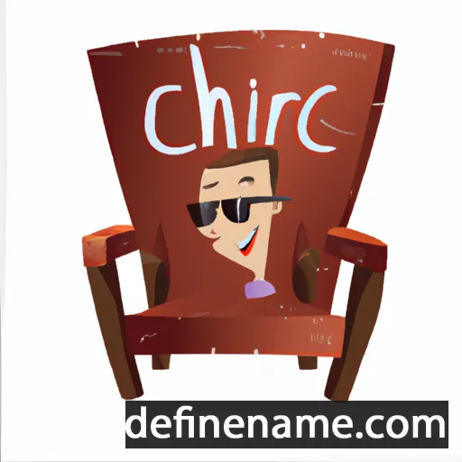 Chaise cartoon