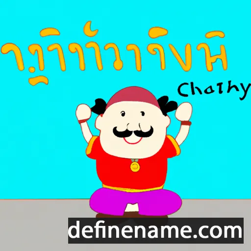 cartoon of the name Chaiyasit