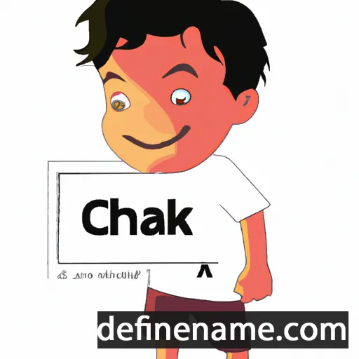 cartoon of the name Chak