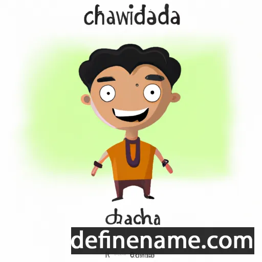 cartoon of the name Chakradev