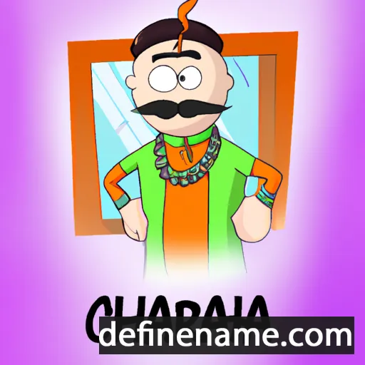 cartoon of the name Chakradhar